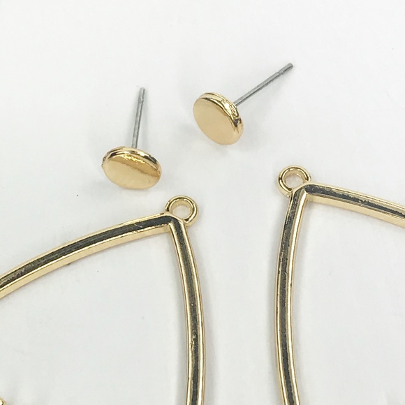 RESTOCKED Evil Eye Gold Drop Earrings - Picture 5 of 8